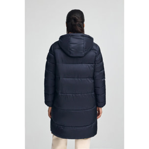 Giaccone Ingrid Coat blu marino con logo Polo Club