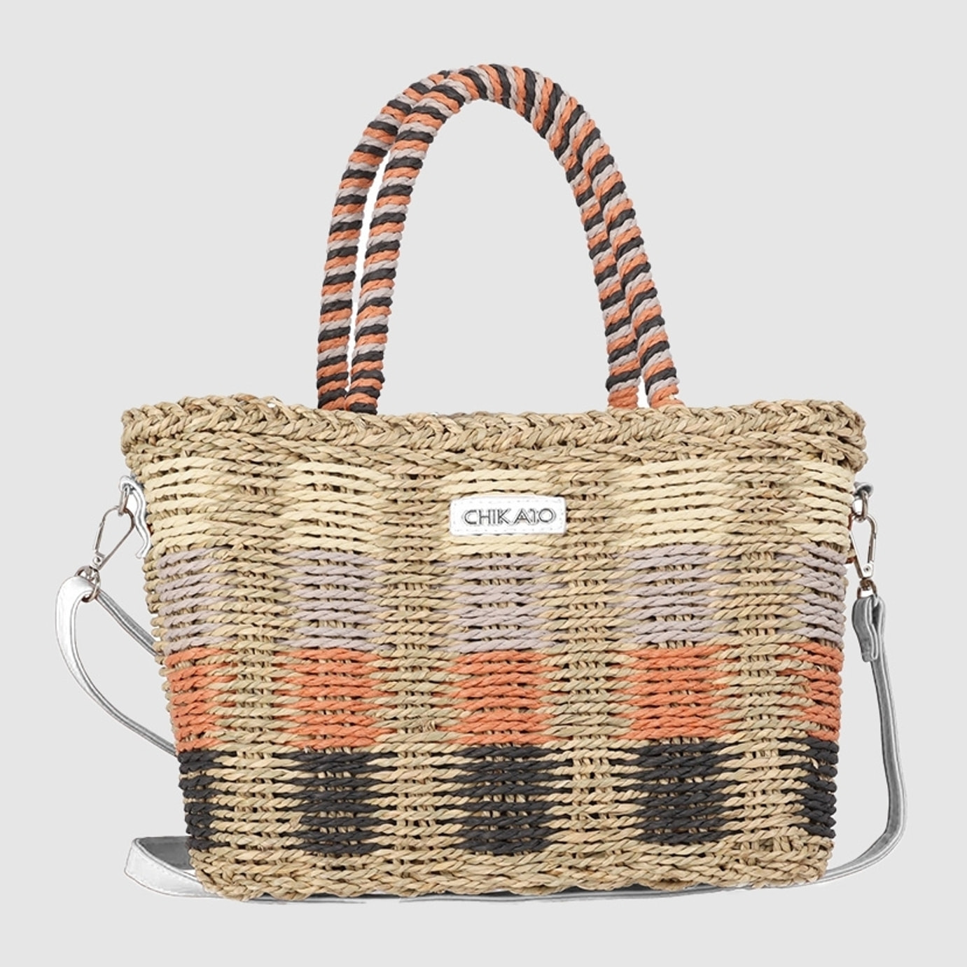 Bolso - Blanco - Medida: 28 cm x 23 cm x 14 cm