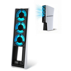 Support console AKUMA VENTILATEUR CYBER W02 LED