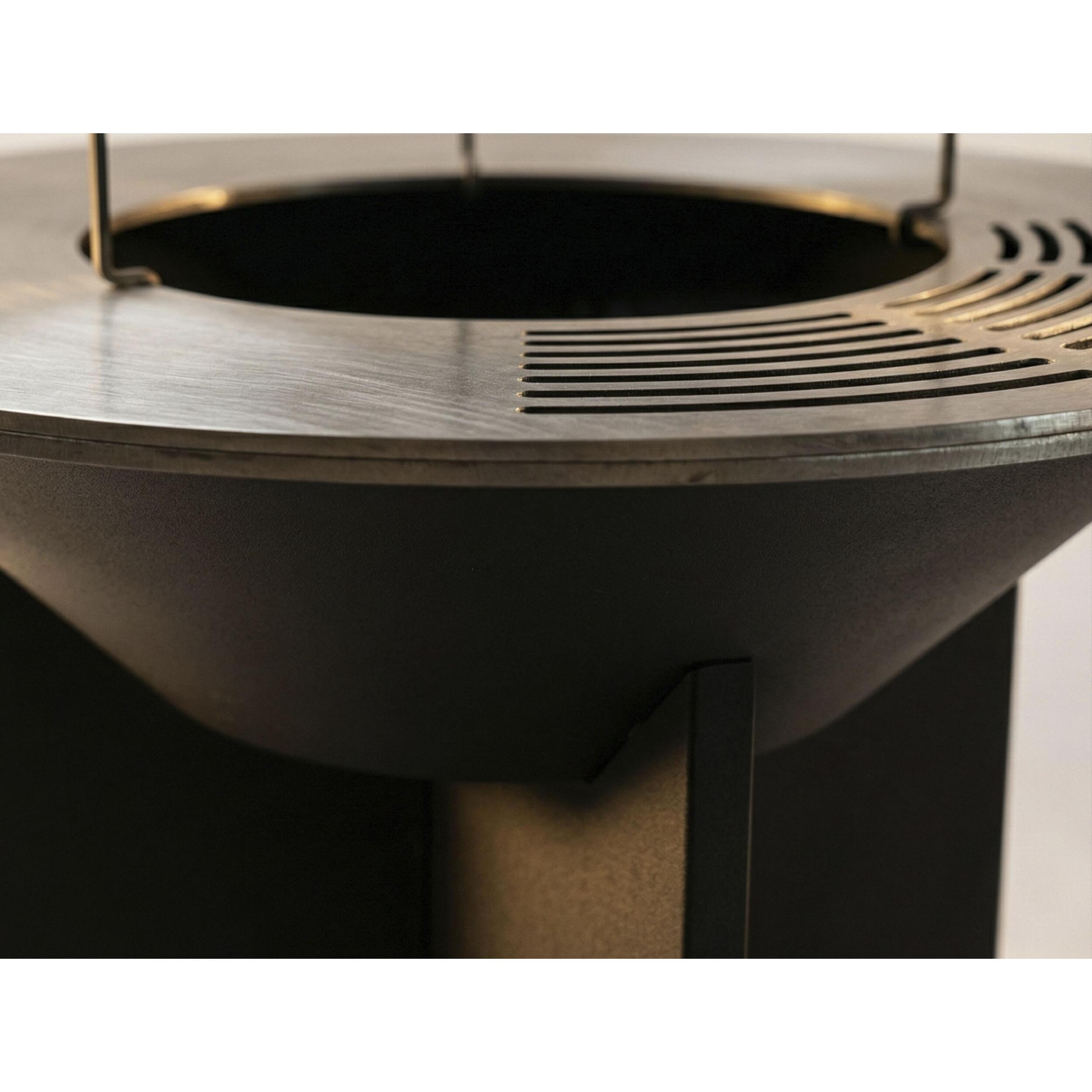 Barbacoa con placa de acero de 100 cm EFP56B PURLINE  W