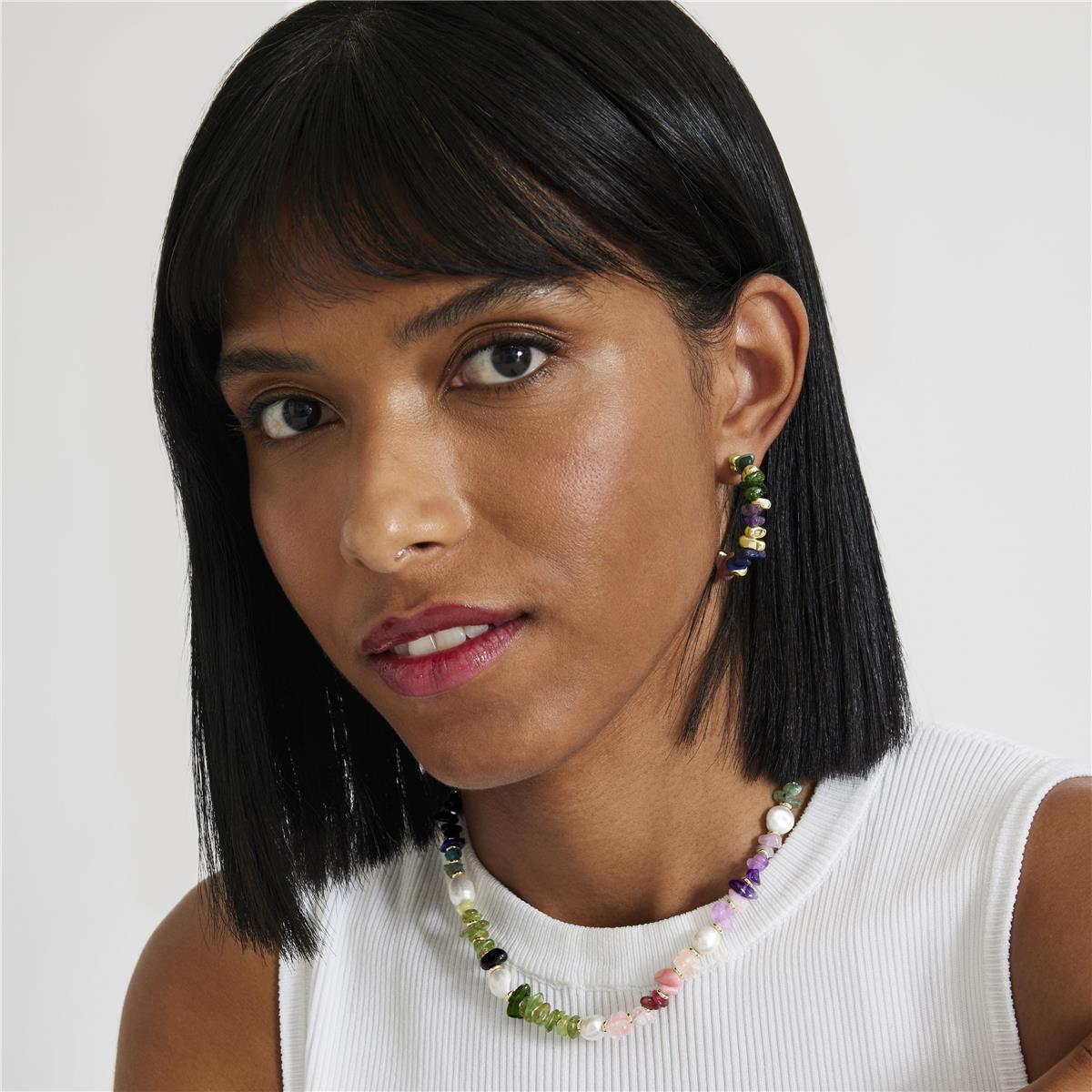 Pendientes Lux by Lux acabados oro 18k