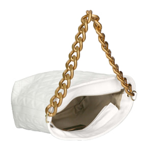 Borsa a spalla da Donna Adra in Vera Pelle Made in Italy 17x31x15,5 cm