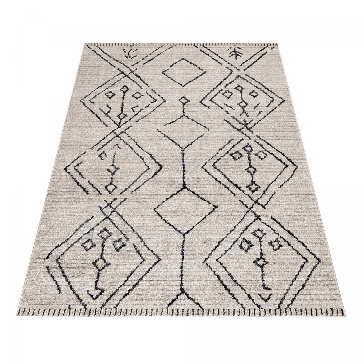 Tapis berbère tissé motifs ethno-chic GIFE