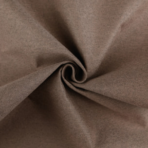 Rideau 100% occultant thermique phonique chiné MIDNIGHT - Marron chocolat