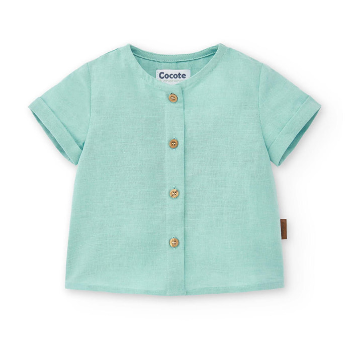 Camicia Turchese Per Bambini
