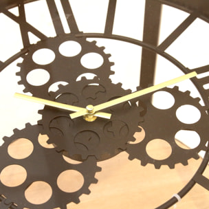 Table D Appoint Horloge 40.5x40.5x39cm