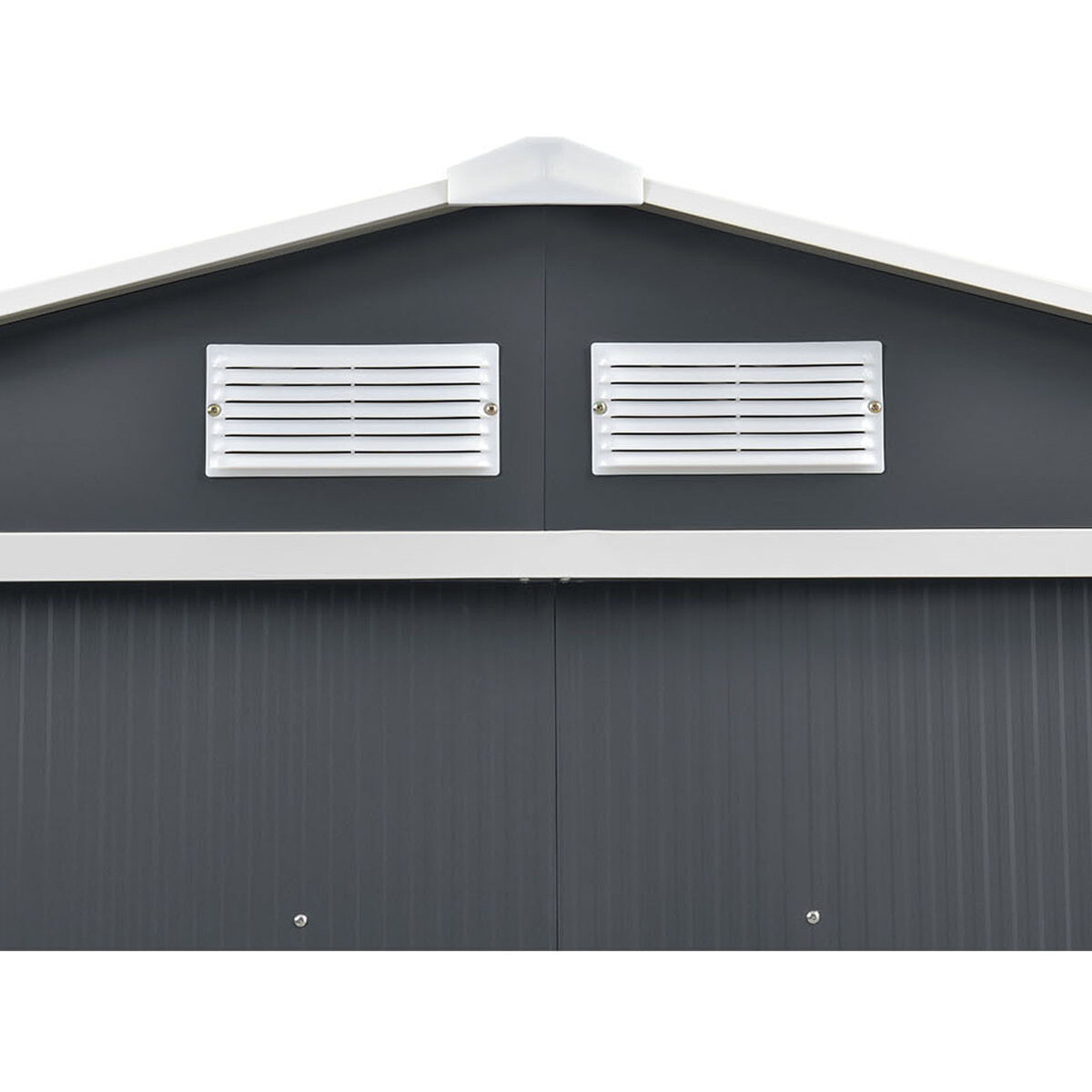 Abri de jardin métal "Vegas" - 8,83 m² - Gris