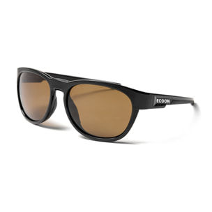 Gafas de sol ECOON London - Negro mate / Marrón