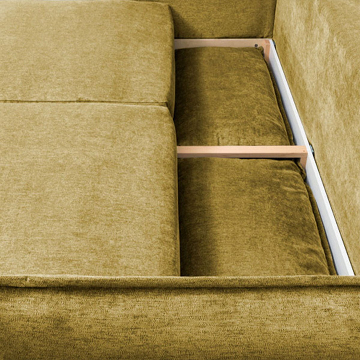 Canapé Tissu Droit Convertible Verduro - 3 Places