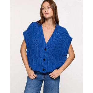Chaleco de Punto Azul - Richy