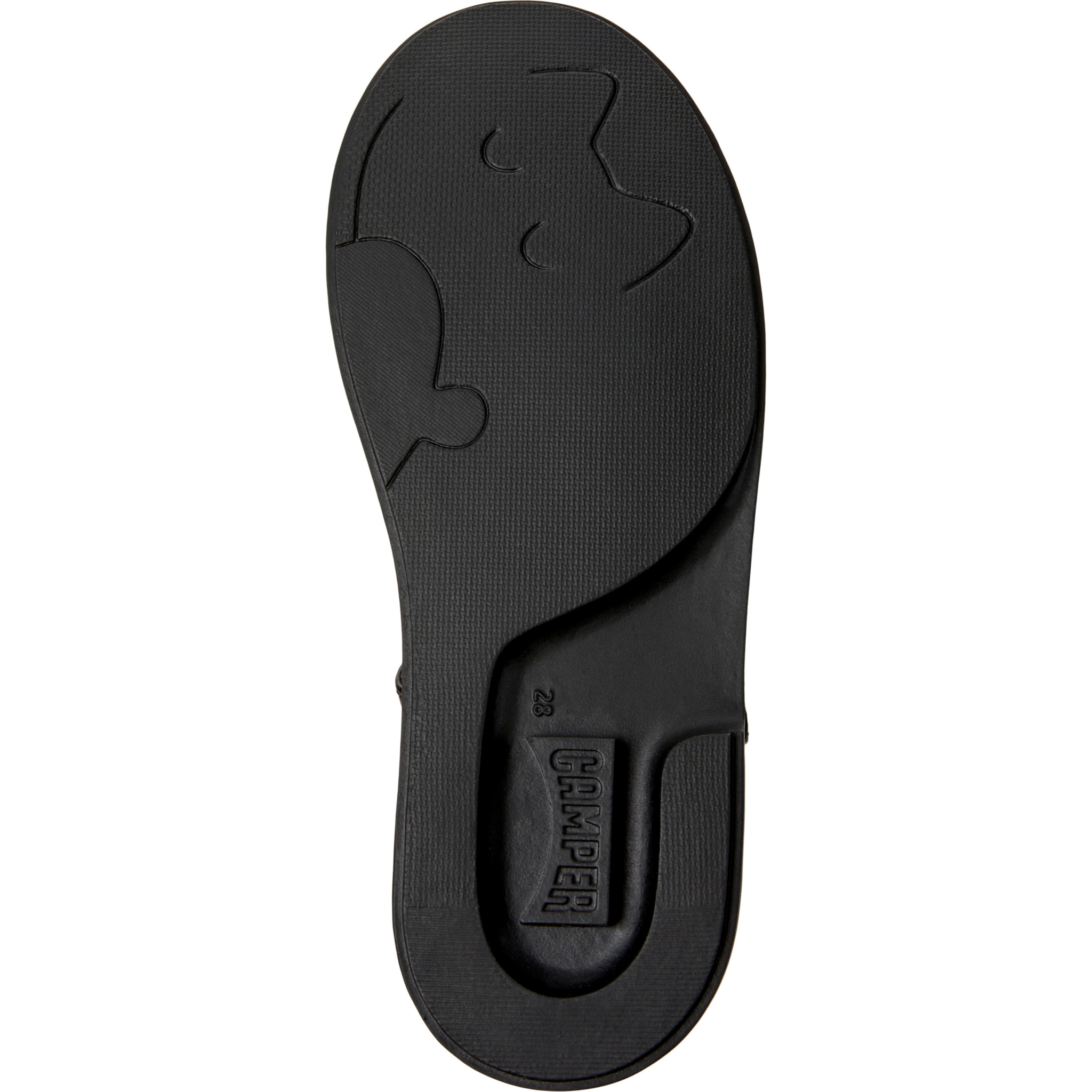 Ballerine - CAMPER Duet Twins - Nero - Pelle liscia