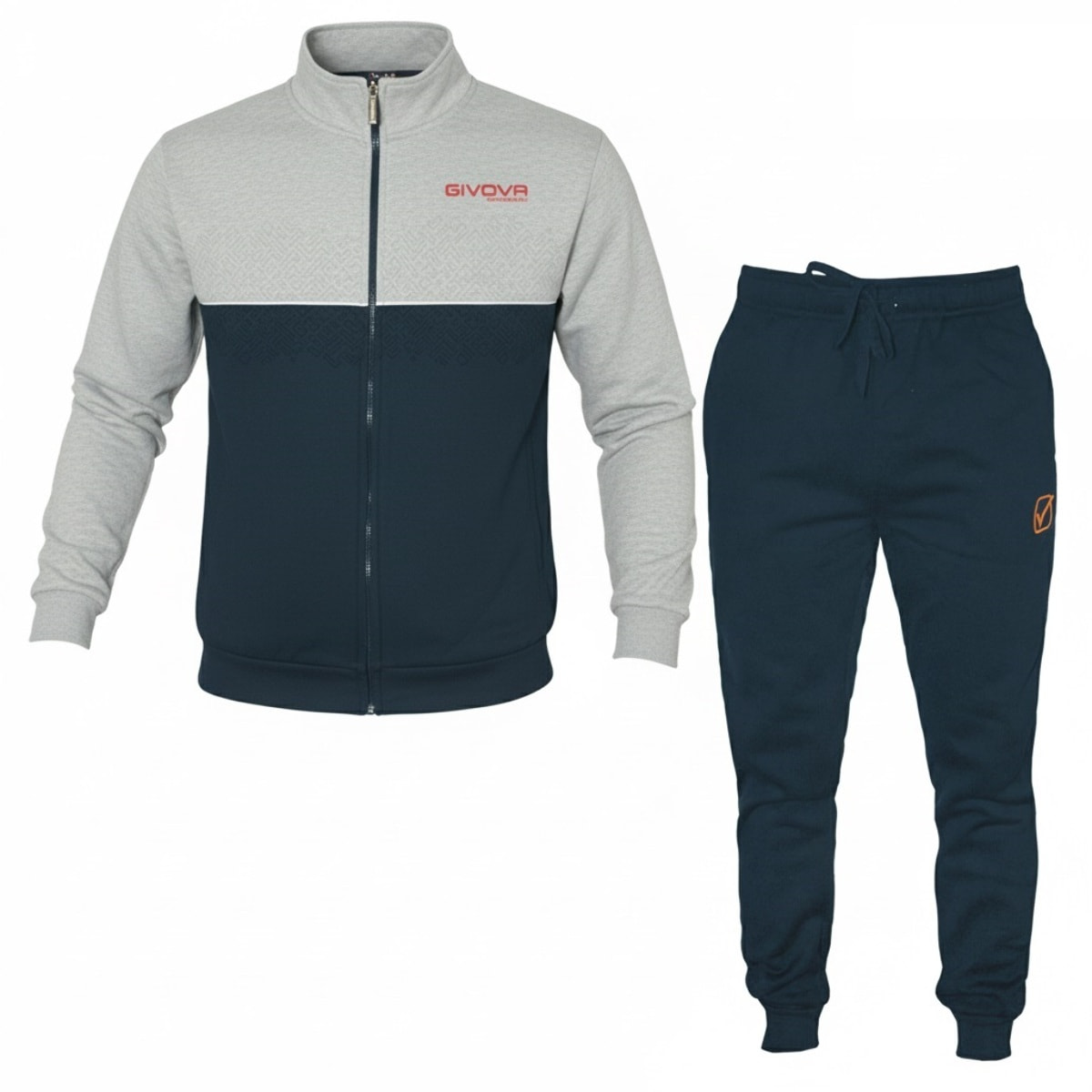 Set Homewear Uomo GIVOVA Felpato Full Zip