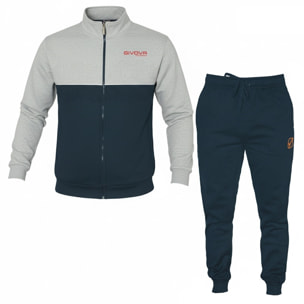 Set Homewear Uomo GIVOVA Felpato Full Zip