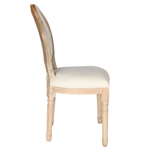 Chaise Eleonor Beige - Lot De 2