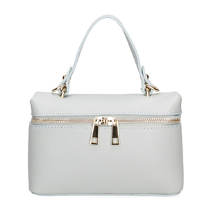 Borsa a mano da donna - Modello False - Vera pelle - 20.0 x 13.0 x 7.0 cm