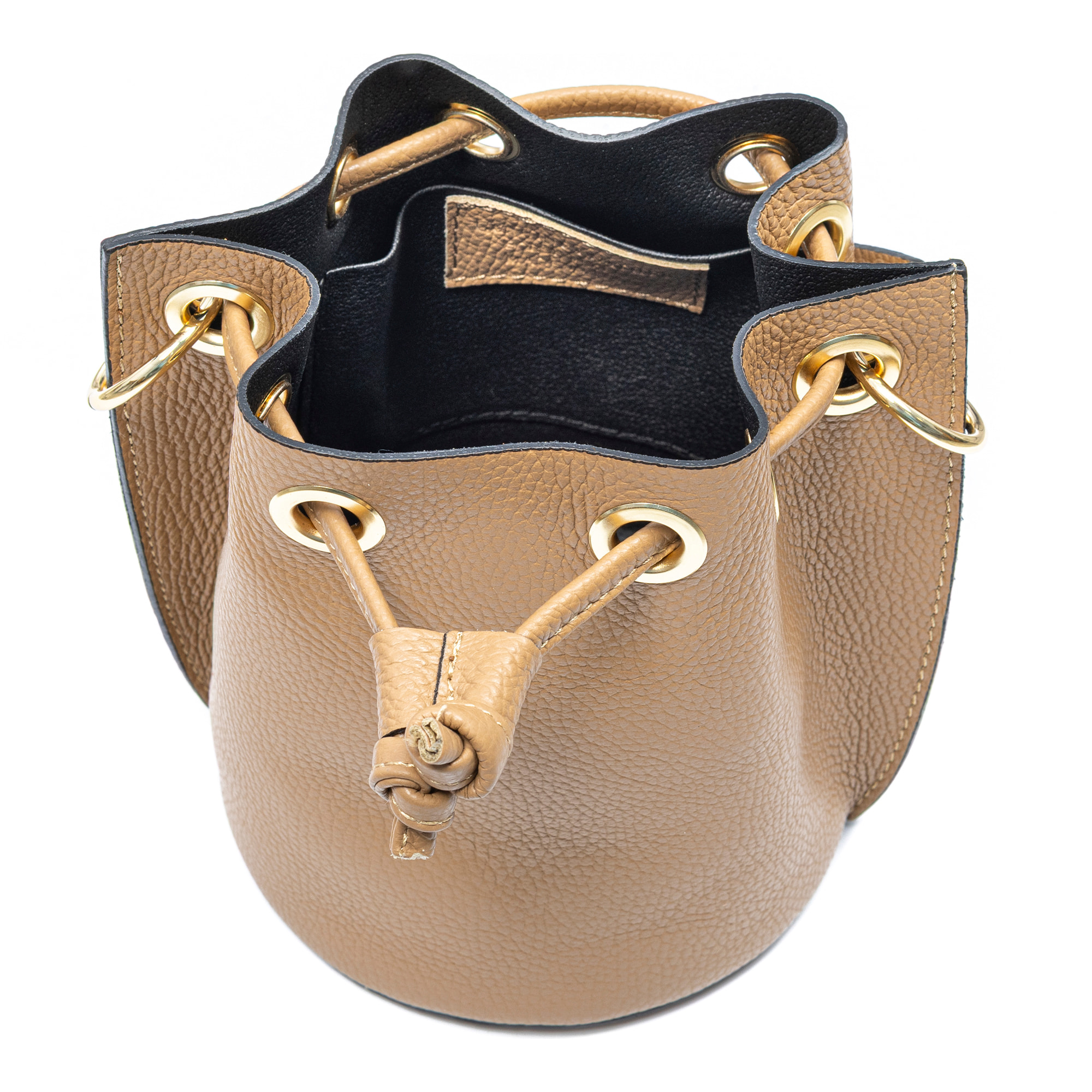 Primavera bolso de mano mujer. Piel auténtica Dollaro