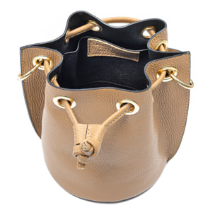 Primavera bolso de mano mujer. Piel auténtica Dollaro