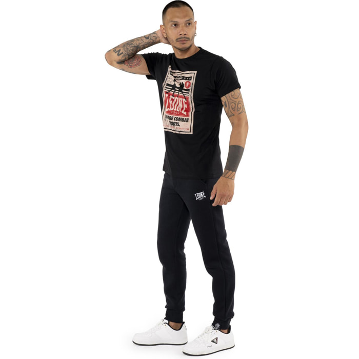T-shirt da uomo maniche corte con stampa incontro boxe "Metropolitan"