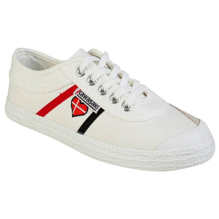 Zapatillas Sneaker para Mujer - KAWASAKI Heart Canvas Shoe K194523 1002 White