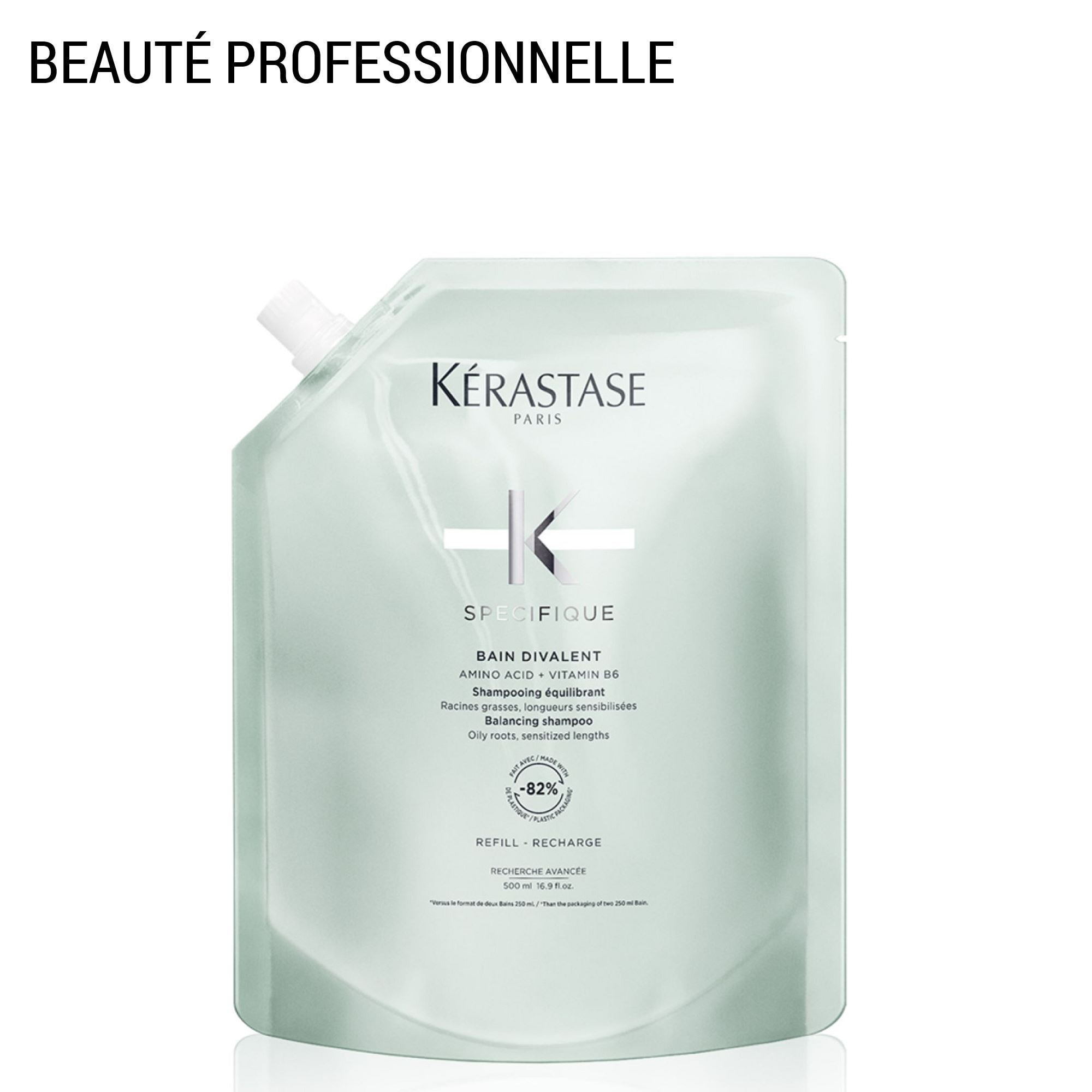 Spécifique Bain Divalent - Recharge Shampoing équilibrant pour racines grasses, longueurs sensibilisées