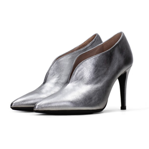 Abotinado Samanta Plomo 9 cm