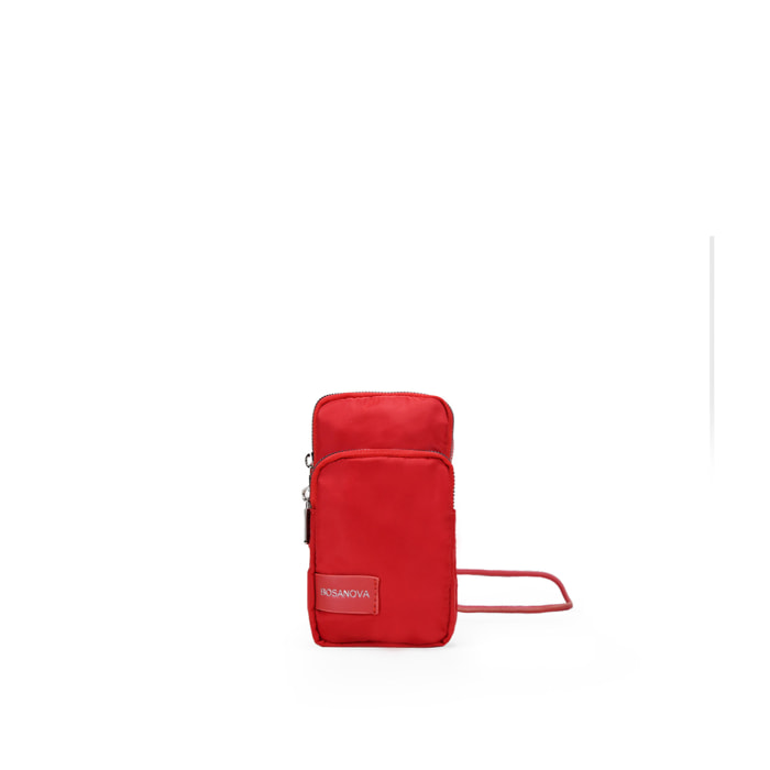 Bolso pequeño rojo para móvil