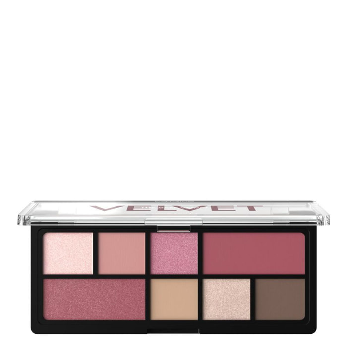 The Deep Velvet - Palette Fard à Paupières Finis Mats et Scintillants