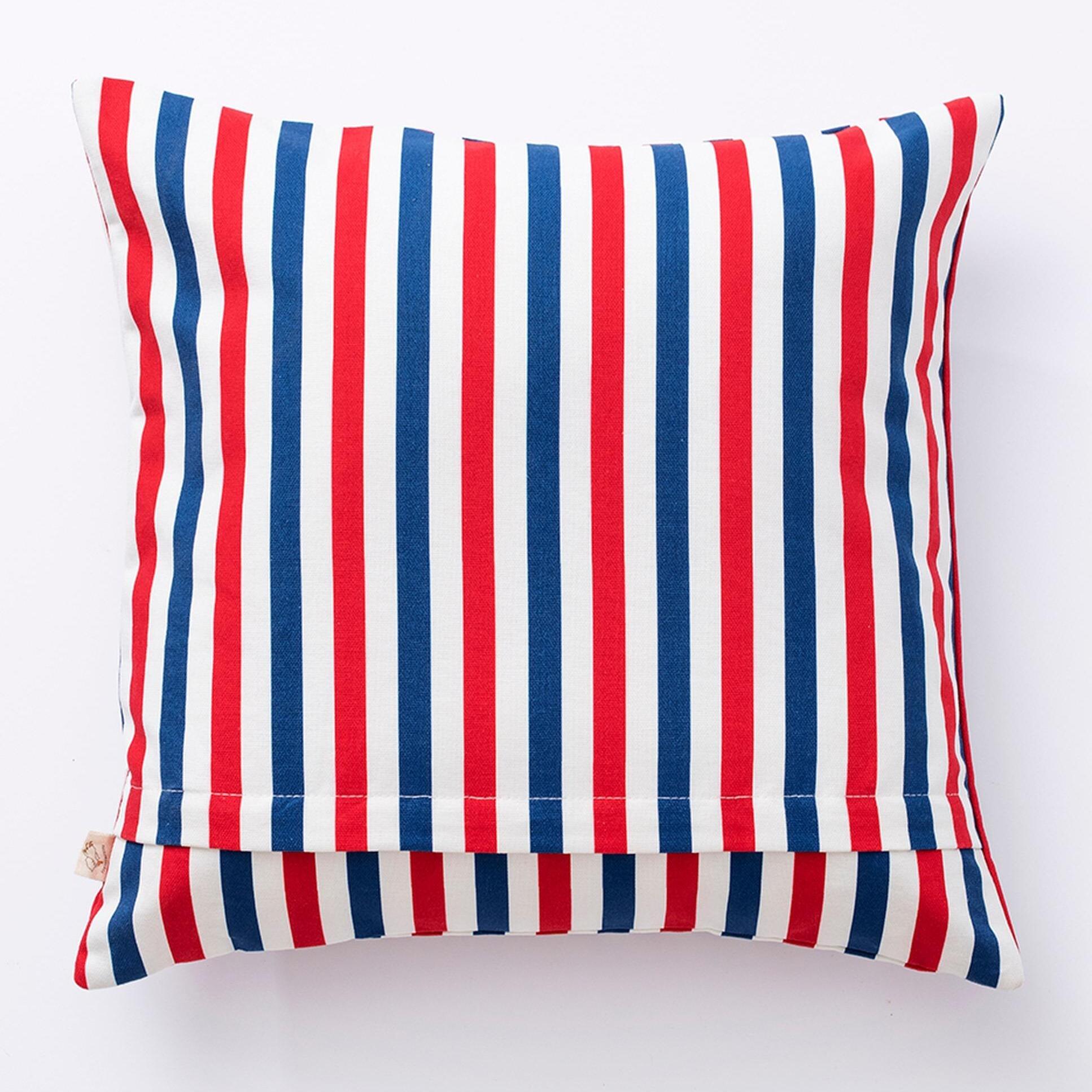 Cojín 40x40cm 100% algodón 300gsm rayas yale el ganso