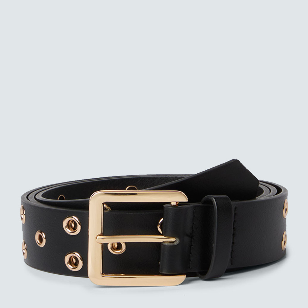 Fiorella Rubino - Cinturón con ojales - Negro