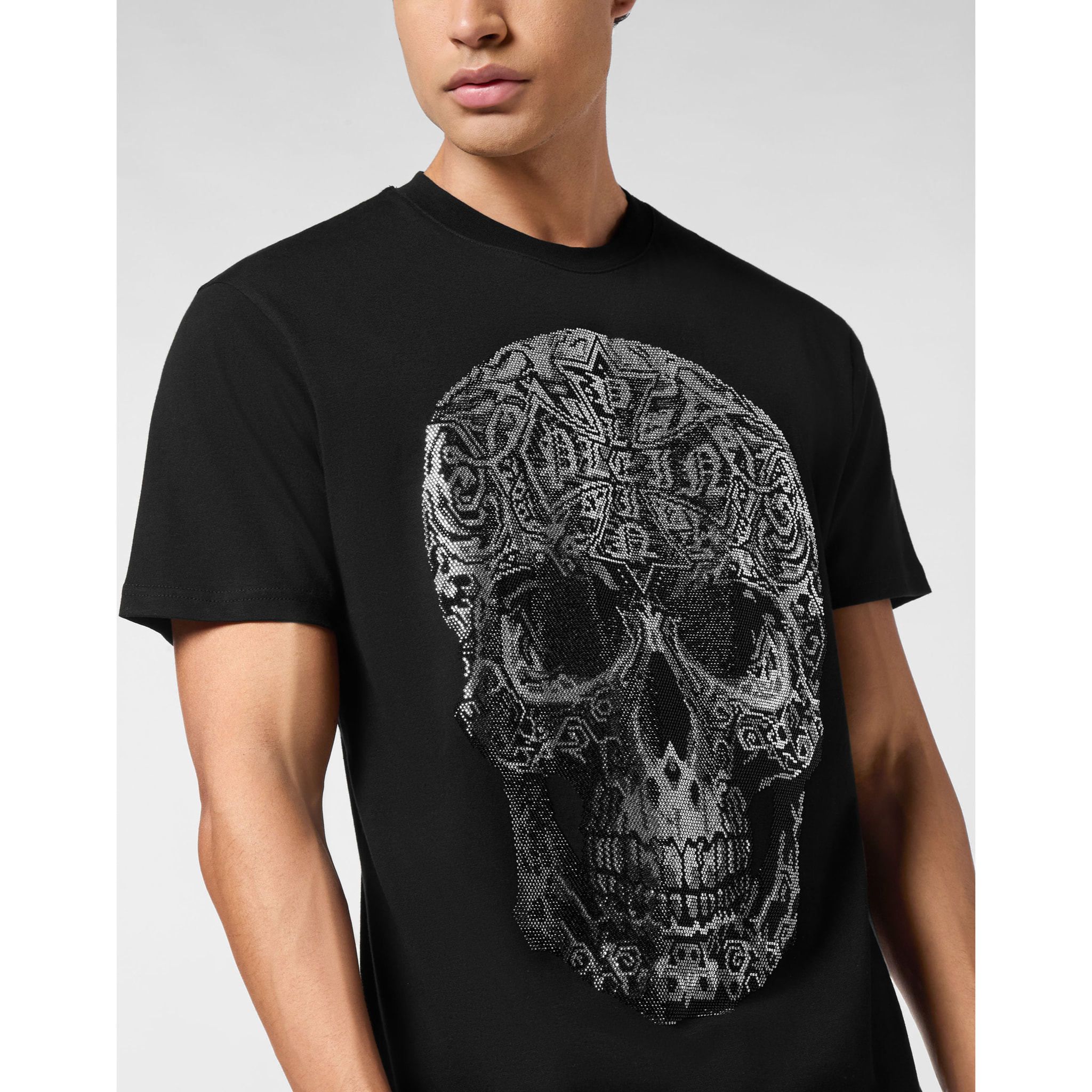 PHILIPP PLEIN T-Shirt Round Neck Ss SKULL