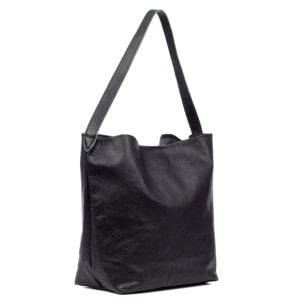 Bannio borsa a tracolla donna. Vera pelle Dollaro.