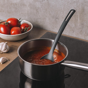 cuchara de cocina sólida en color negro 30,3x9,5cm