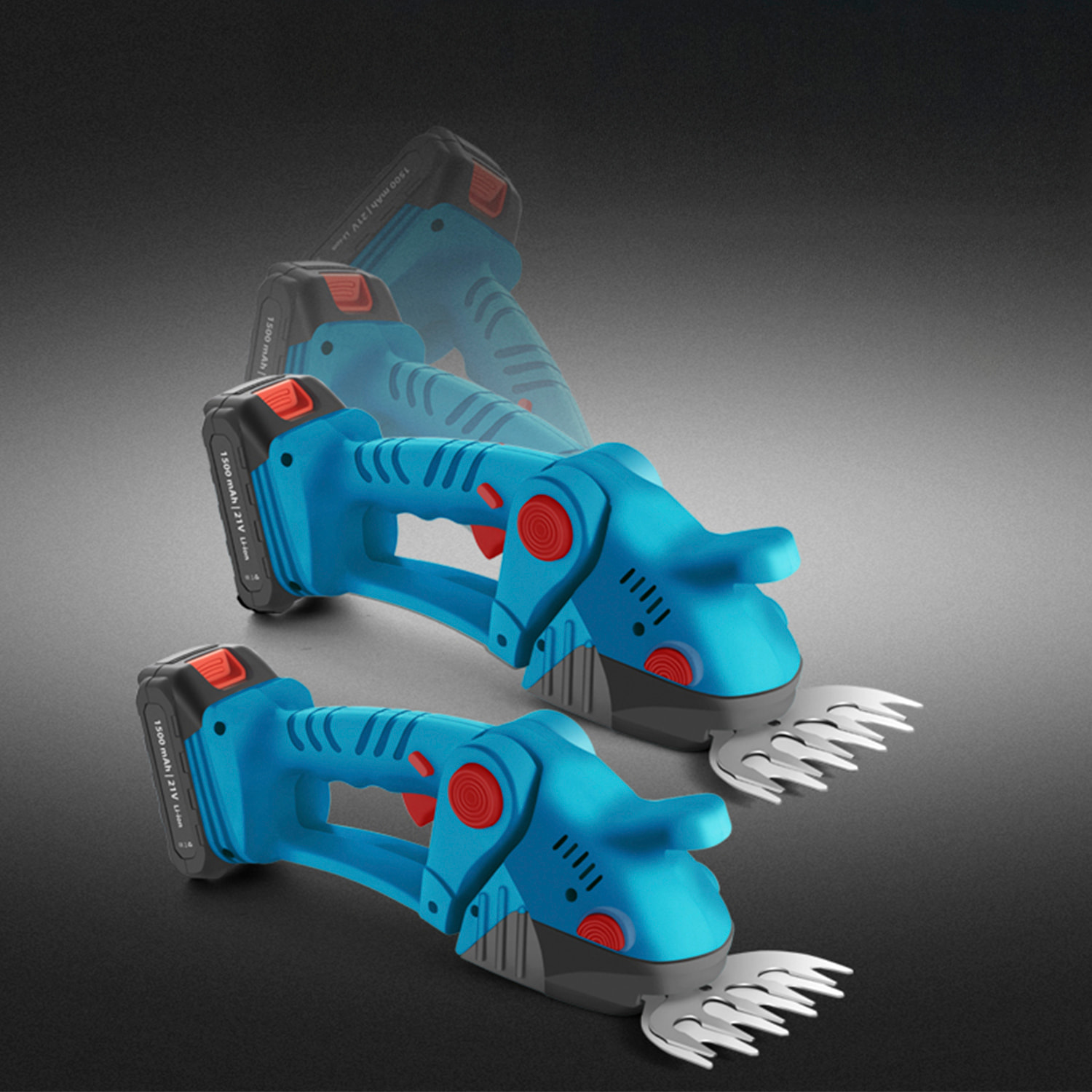 tagliasiepi elettrico con 1350 rpm 15000mAh.