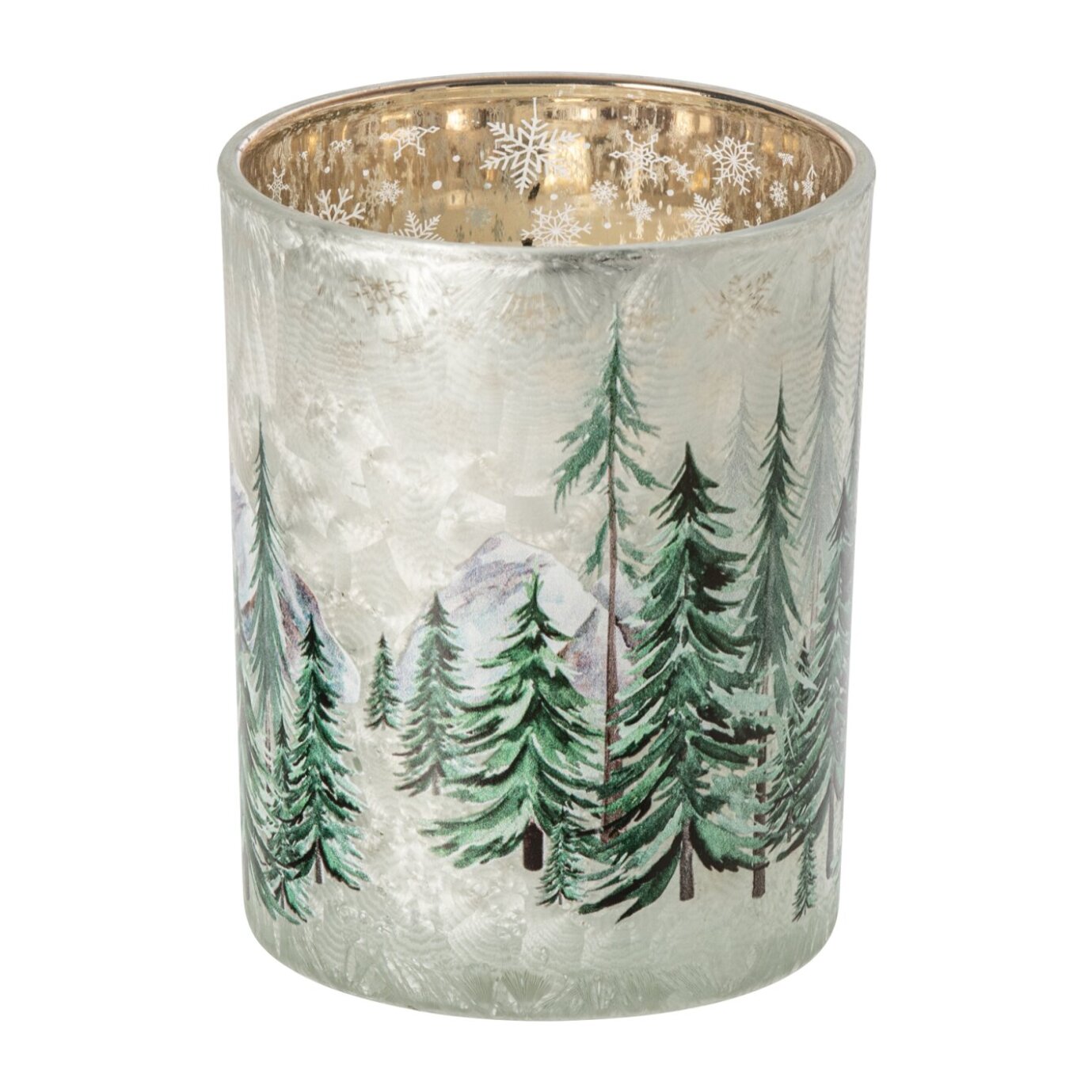 J-Line chandelier Christmas Tree - verre - blanc/vert foncé - medium - set de 2