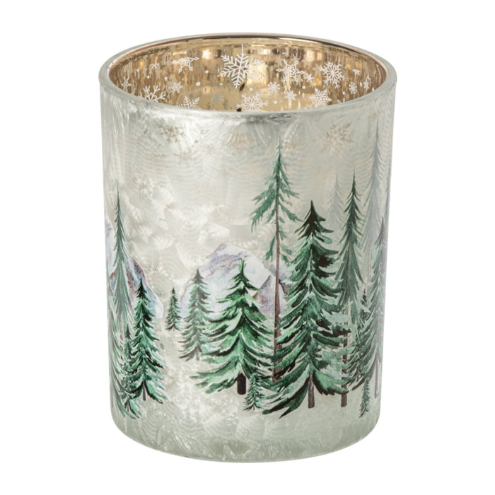 J-Line chandelier Christmas Tree - verre - blanc/vert foncé - medium - set de 2