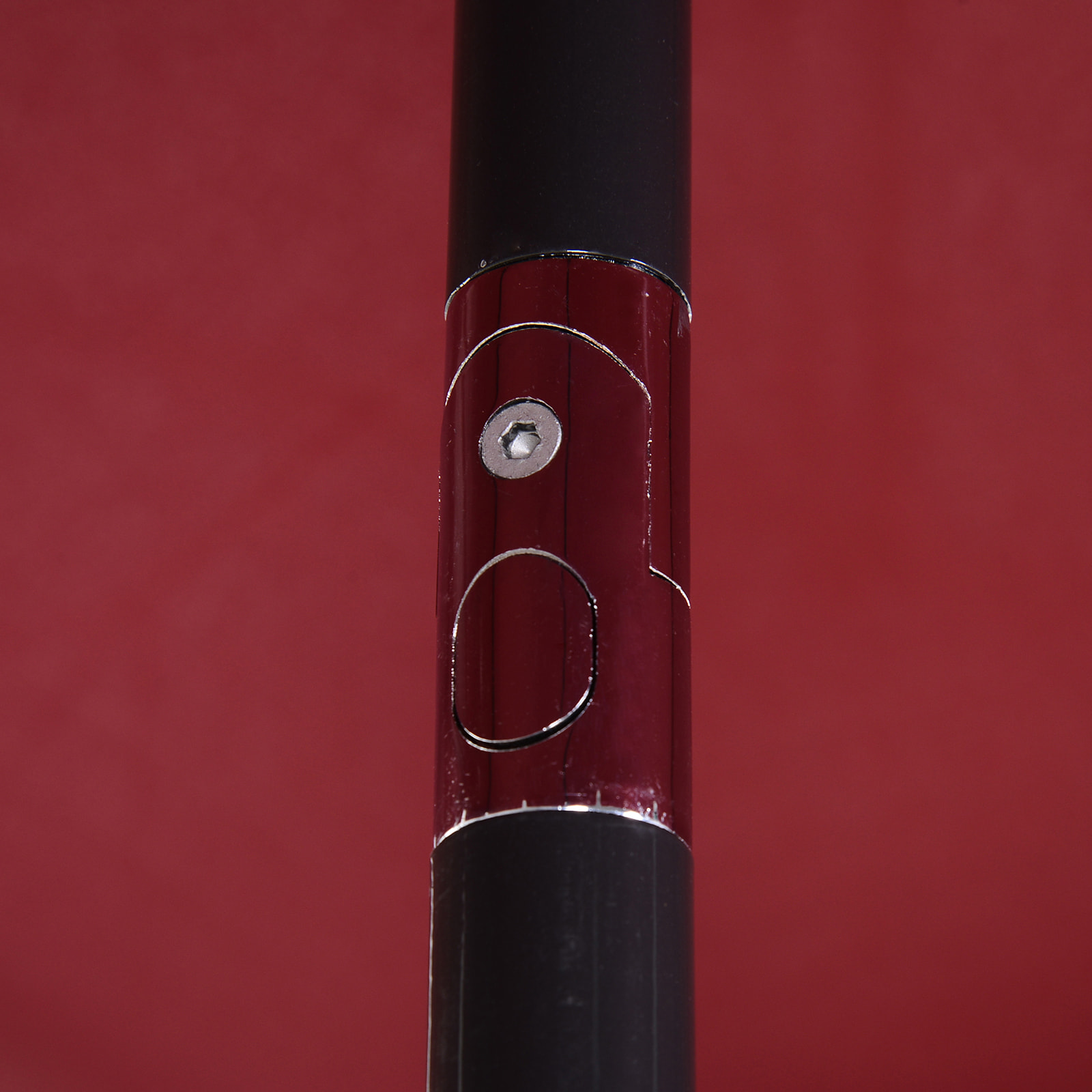 Sombrilla de Poliá©ster Aluminio 2x1,25x2,35m Rojo Vino