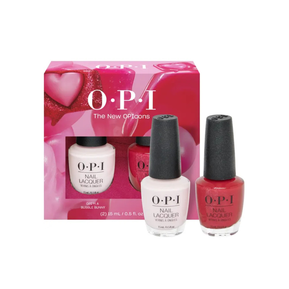 OPI - Coffret de 2 vernis NL : OPI’m a Bubble Bunny + Big Apple Energy