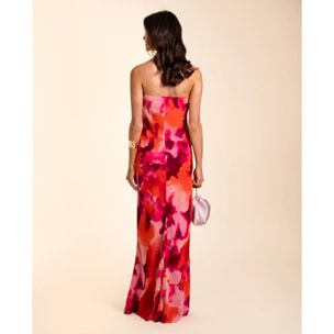 Vestido midi palabra de honor