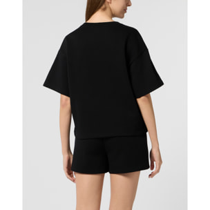 PLEIN SPORT Round Neck T-Shirt Icon Scratch