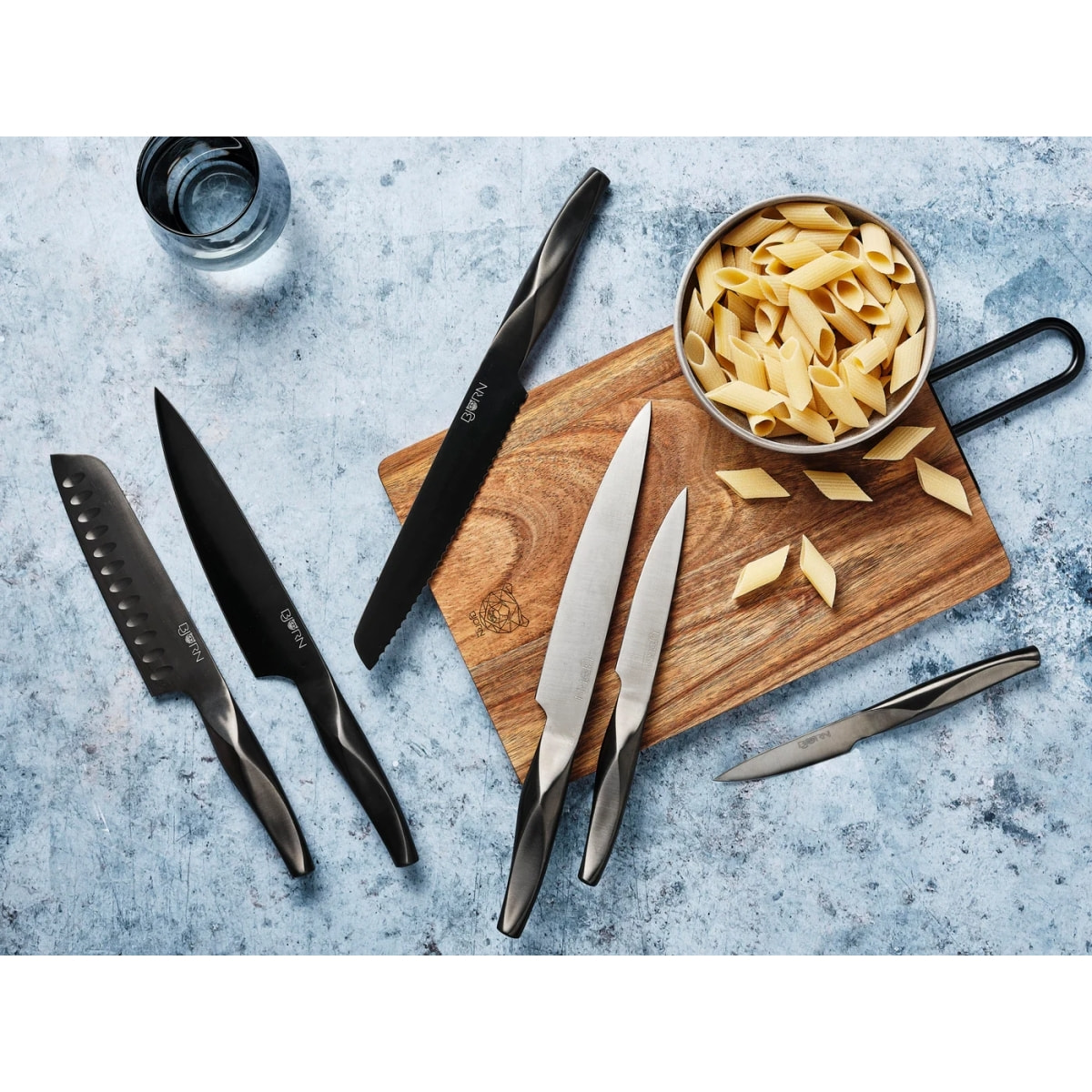 Bloc couteaux de cuisine LARUS SKAGEN - 7 pièces