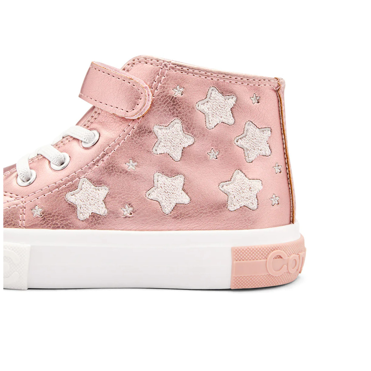 Zapatillas Altas de Niña con Estampado de Estrellas