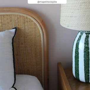 Tête de lit 160 cm en rotin naturel - Grace