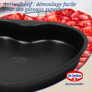 Moule à gâteau cœur 24 cm Dr Oetker Tradition