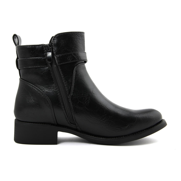 Stivaletto Donna colore Nero-Altezza tacco:3,5cm