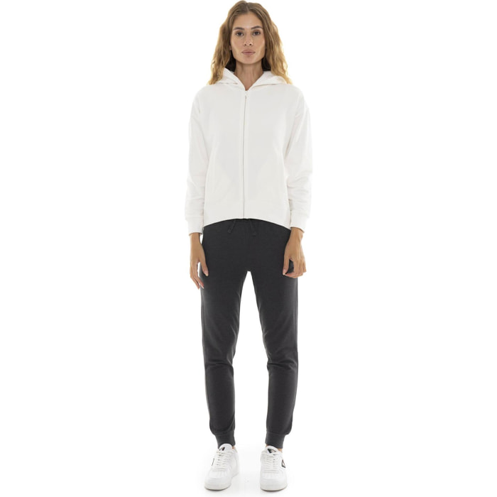 Tuta invernale da donna con cappuccio e zip 'Pearl'