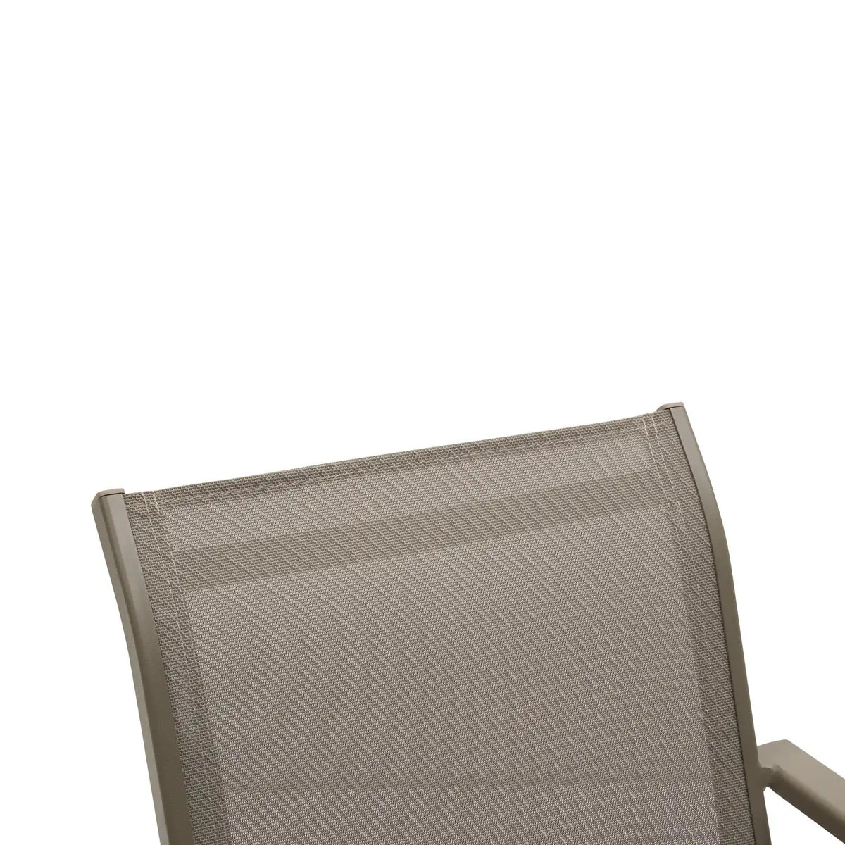 Fauteuil de jardin empilable Essentia noisette/café