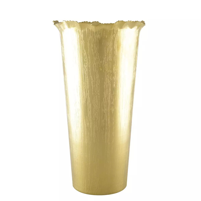 Vase doré mat