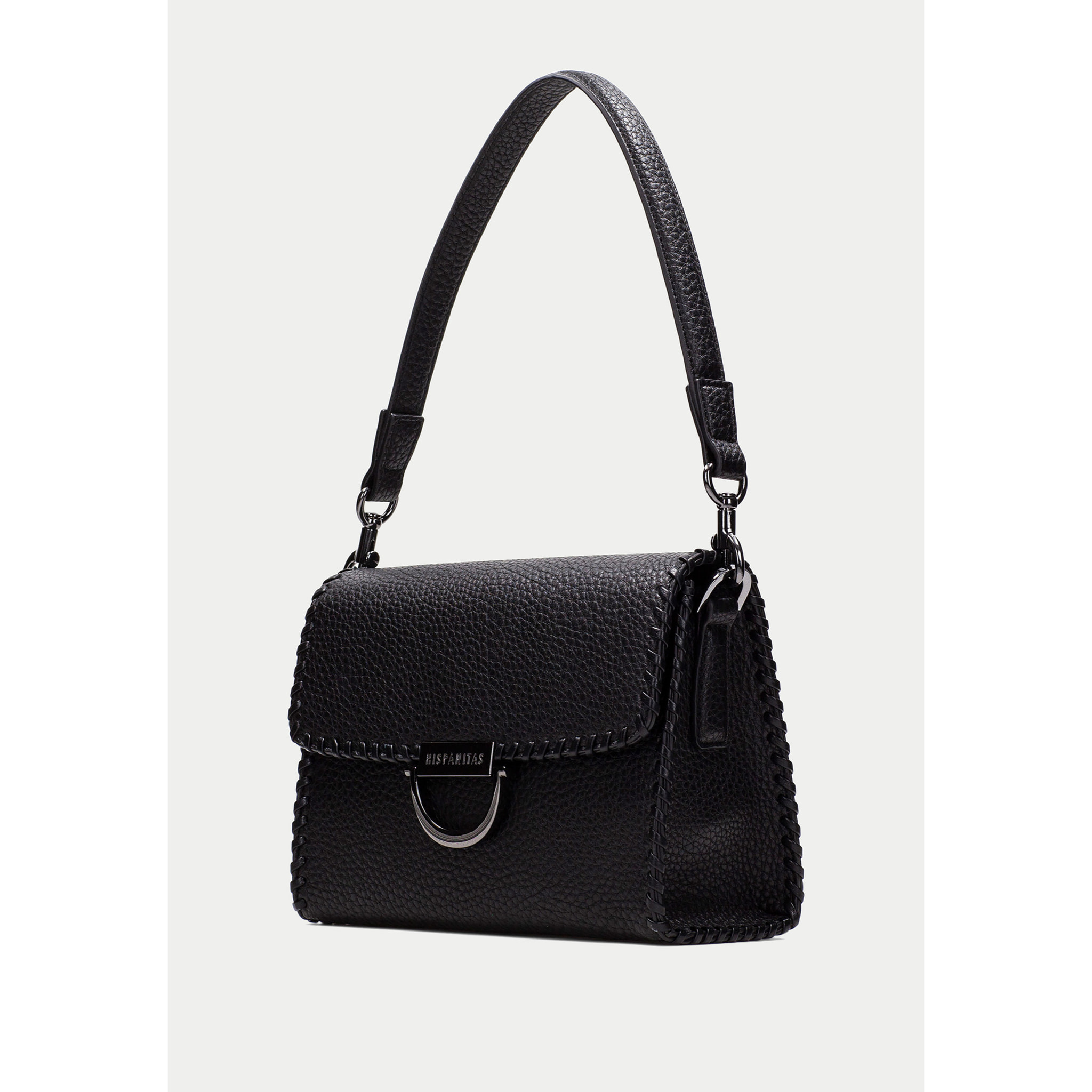 Bolso de Mano  Negro 24cm x 18cm x 9cm