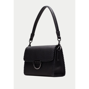 Bolso de Mano  Negro 24cm x 18cm x 9cm