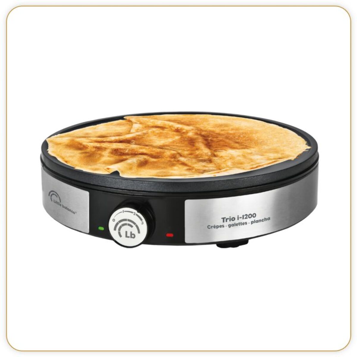 Crêpière LITTLE BALANCE Maxi-Crepes Trio i-1200